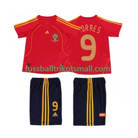 Fußballtrikots Spanien TORRES 9 2008 Retro Kinder Kurzarm Heimtrikotsatz kaufen